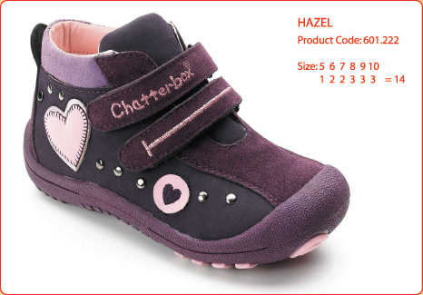 Chatterbox Girls Shoe, Hazel
